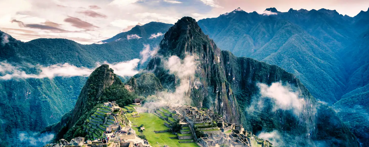 Imposing Inca Citadel Machu Picchu
